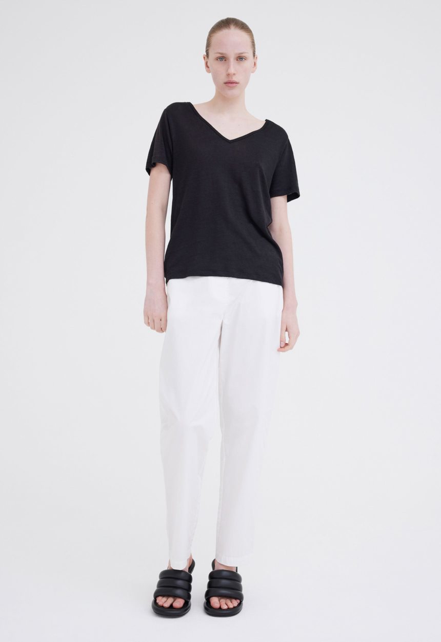 Jac + Jack Port Cotton Pant - White